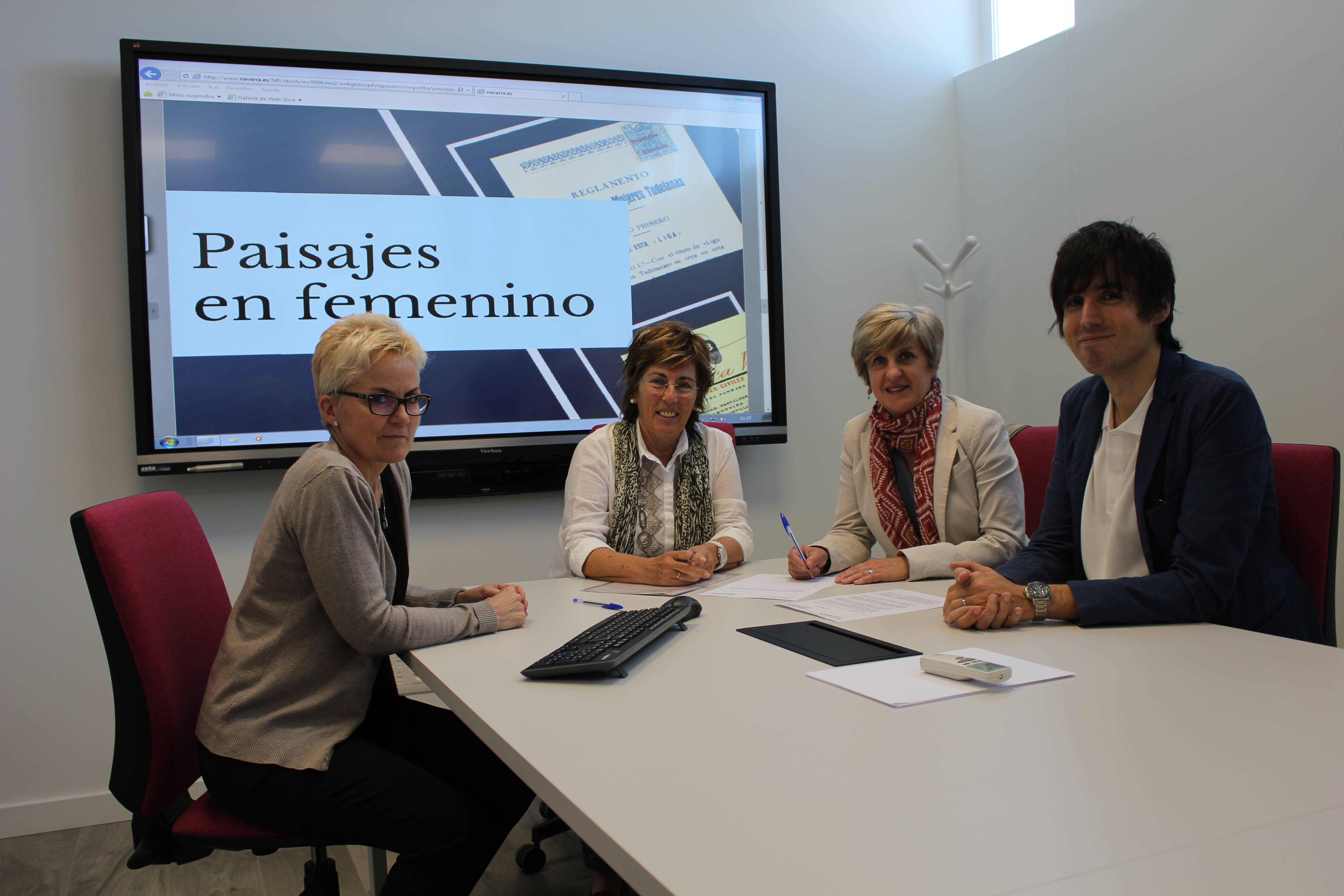 Nuevo convenio de colaboración entre el Archivo de la Administración y el Instituto Valle del Ebro para su programa de Bachillerato de investigación